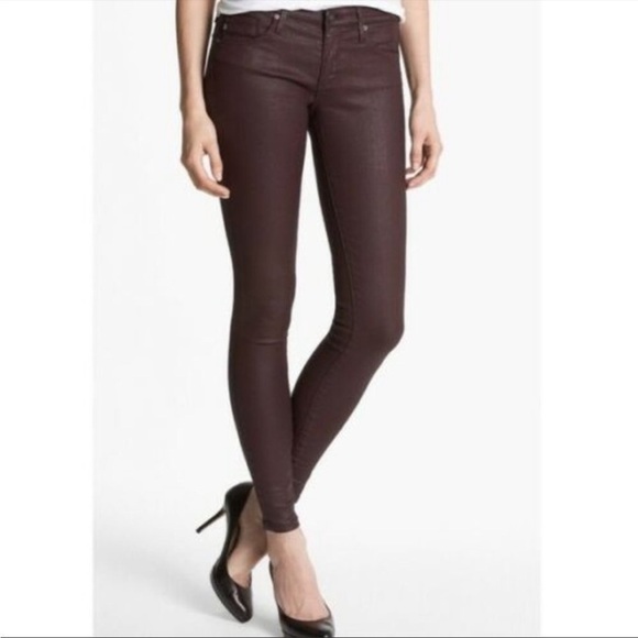 AG Adriano Goldschmeid The Legging Super Skinny Coated Jeans - Picture 1 of 13